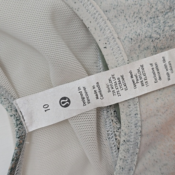 Lululemon Sculpt Tank TopSpray Camo Silver Blue Multi - Picture 5 of 12